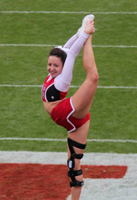 NC State varsity cheerleader Mikayla Raleigh '17