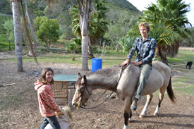 Jacob Rutz '14, participant in the Worldwide Opportunities on Organic Farms (WWOOF) program