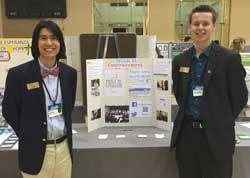 Alex Kim '17 and Alex Brown '17 present their project, Musical Empowerment at NC State - CGI U 2015