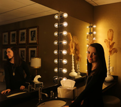 Amanda Cannon '17 backstage at the Grand Ole Opry