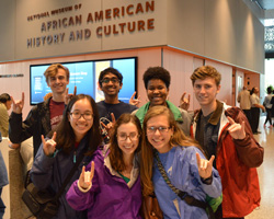 Members of the Class of 2019 visited the Smithsonian's new National Museum of African American History and Culture