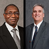 Dr. James Kiwanuka-Tondo and Dr. Larry Silverberg