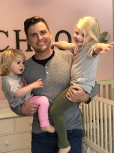 Josh Sawyer ’03 with his children