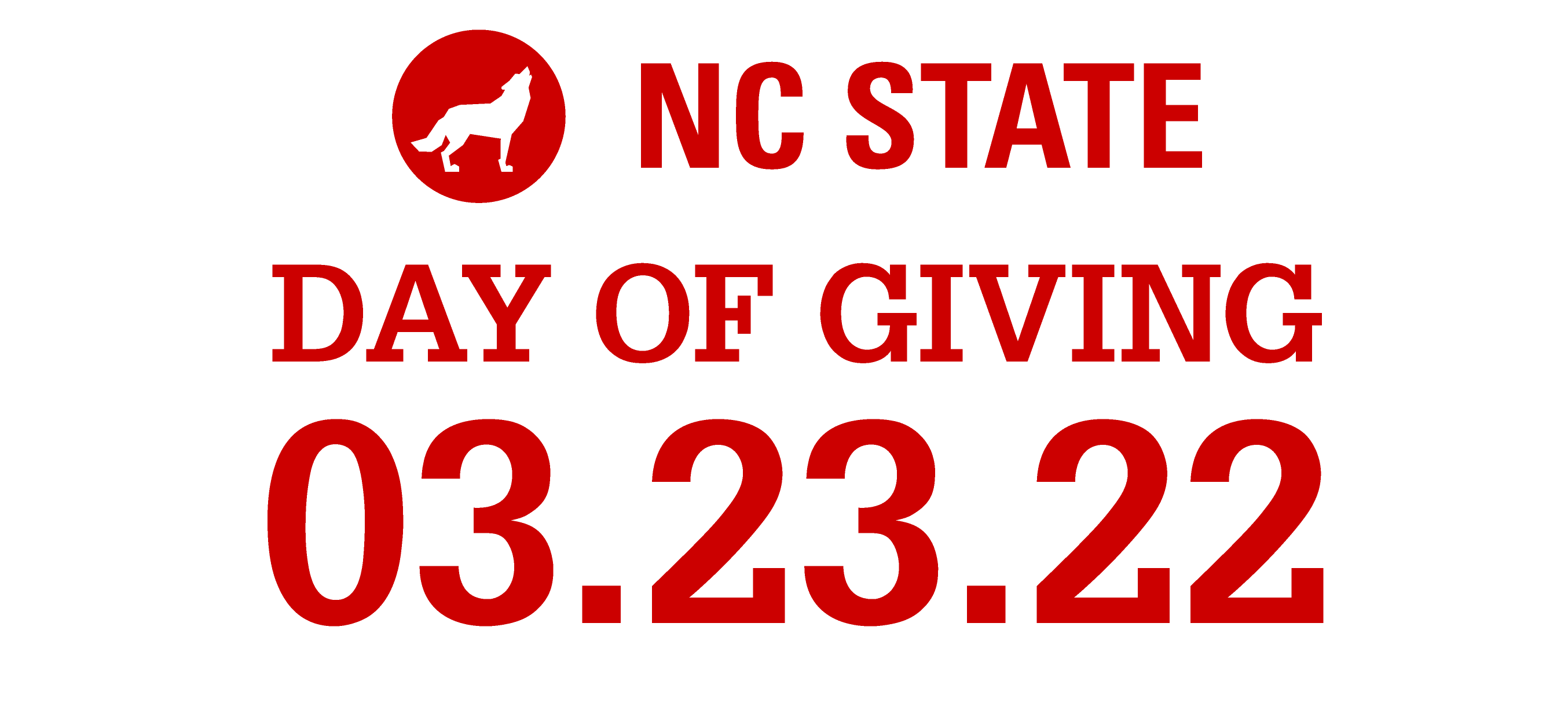 NC State Day of Giving
03.23.22
