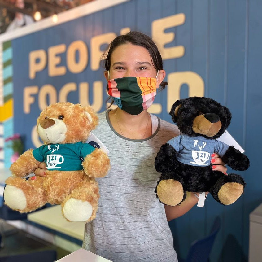 Lindsay Wrege with Reborn-321 Bears