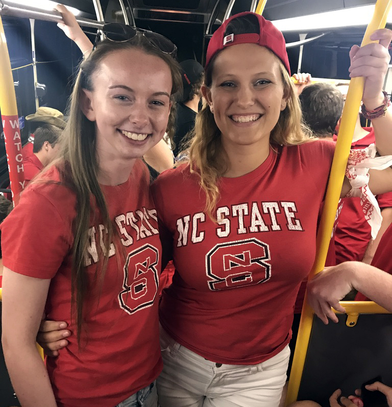 Taylor White and Hannah Cooper